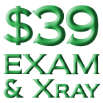Affordable Dentist Valley Ranch in Irving TX. Exam and Xray $39 only